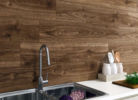 خرید سرامیک پشت کابینتی طرح چوب